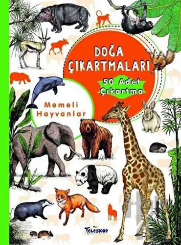 Memeli Hayvanlar Doğa Çıkartmaları - Halkkitabevi
