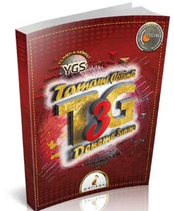 Pelikan YGS Tamamı Çözümlü Türkiye Geneli TG 3 Deneme Sınavı