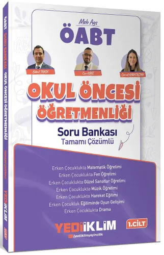 Yediiklim Yayınları 2027 MEB AGS ÖABT Okul Öncesi Öğretmenliği Tamamı Çözümlü Soru Bankası 1. Cilt