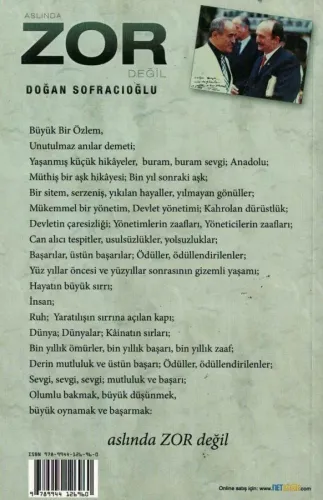 Aslında Zor Değil Doğan Sofracıoğlu Cinius Yayınları %60 indirimli