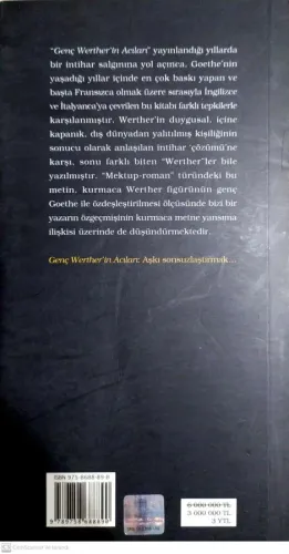 Genç Werther'in Acıları Goethe Bordo Siyah
