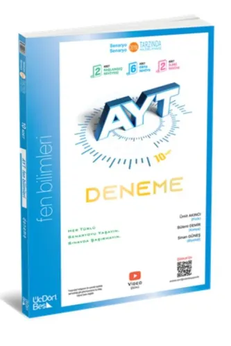 ÜÇDÖRTBEŞ AYT FEN BİLİMLERİ DENEME