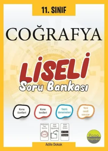 Pano Yayınları 11. Sınıf Coğrafya Liseli Soru Bankası