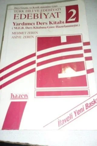 Edebiyat Yardımcı Ders Kitabı 2
