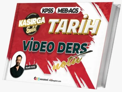 TKM Akademi KPSS MEB-AGS Tarih Kasırga Video Ders Notu
