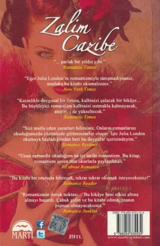 Zalim Cazibe Julia London Martı Yayınevi %70 indirimli