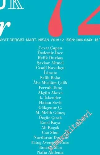Sözcükler İki Aylık Edebiyat Dergisi  - Sayı: 72      Mart - Nisan