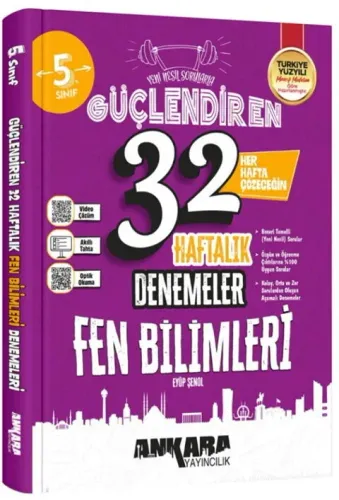 Ankara Yayıncılık 7. Sınıf Fen Bilimleri 32 Haftalık Güçlendiren Denem