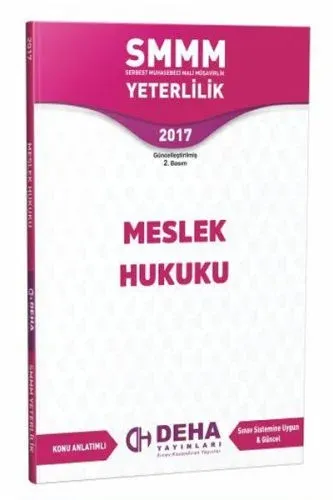 Deha Yayınları SMMM Yeterlilik Meslek Hukuku Konu Anlatımlı