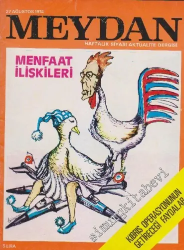 Meydan Haftalık Siyasi Aktüalite Dergisi - Sayı: 501      Ağustos