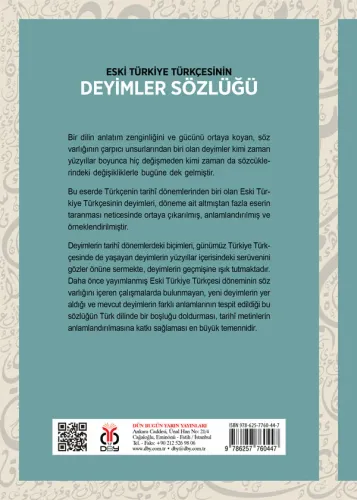 Eski Türkiye Türkçesinin Deyimler Sözlüğü Sezer Özyaşamış Şakar Eski Türkiye Türkçesinin Deyimler Sözlüğü Sezer Özyaşamış Şakar