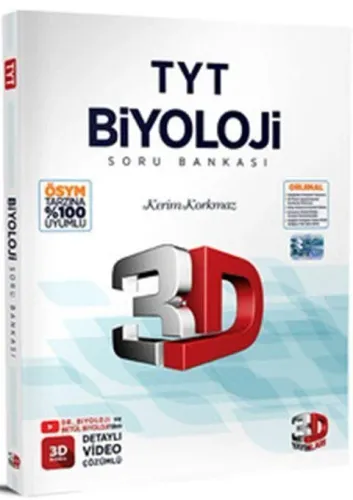 3D Yayınları TYT Biyoloji Soru Bankası