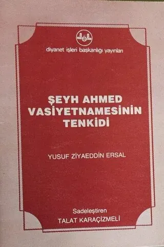 Şeyh Ahmed Vasiyetnamesinin Tenkidi