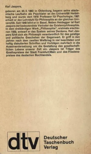 Die Atombombe Und Die Zukunft Des Menschen Karl Jaspers Dtv %53 indiri
