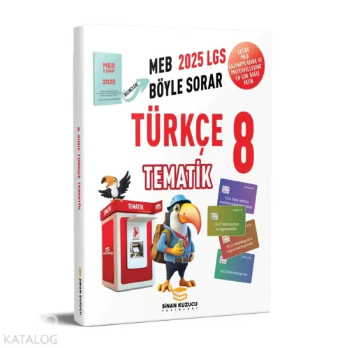 SİNAN KUZUCU 8. SINIF 2025 LGS TÜRKÇE TEMATİK SORU BANKASI