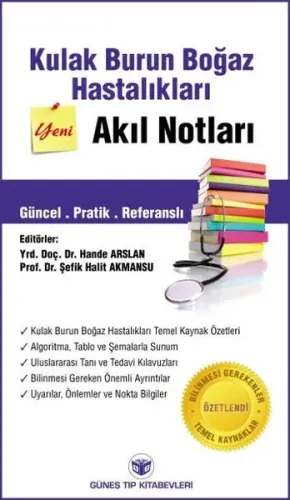 Kulak Burun Boğaz Hastalıkları Akıl Notları Güncel 2. Baskı