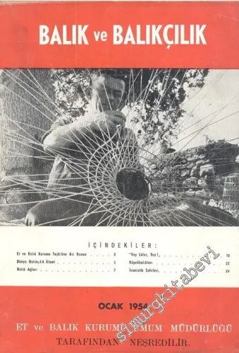 Balık ve Balıkçılık Dergisi - Sayı: 1, Ocak 1954, Cilt: 2