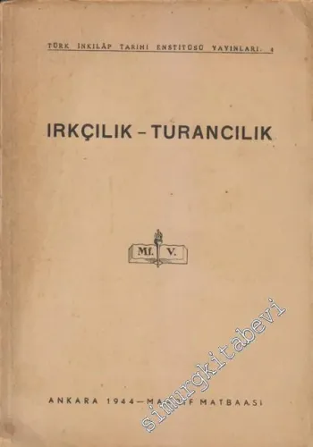 Irkçılık - Turancılık -