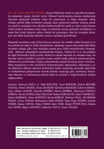 Doç. Dr. Özlem BECERİK YOLDAŞ’a ARMAĞAN Hüseyin Bağcı