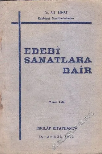 Edebi Sanatlara Dair -        1933