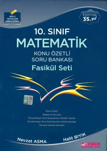 Esen Yayınları 10. Sınıf Matematik Konu Özetli Soru Bankası Fasikül Seti Esen