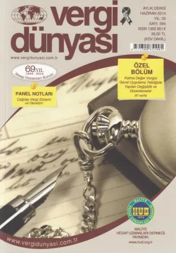 Vegi Dünyası Yıl: 33 Sayı: 394 Haziran 2014
