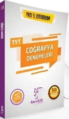 YKS 1.Oturum TYT Coğrafya Denemeleri Karekök Yayınları