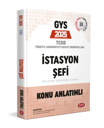 Data Yayınları 2025 TCDD GYS İstasyon Şefi Konu Anlatımlı