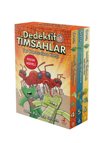 Dedektif Timsahlar 3 Kitaplık Kutulu Set (4-5-6)