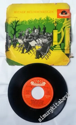 45 RPM SINGLE PLAK VINYL: Herta Talmar, Herbert Ernst Groh, Erni Bieler, Rudi Kreuzberger, Jörg Maria Berg, Ernst Arnold, Wiener Melodien-Reigen -        1955