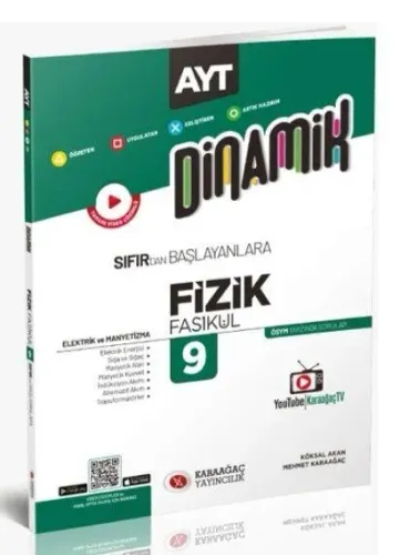 Karaağaç Yayınları AYT Dinamik Fizik Fasikülleri 9