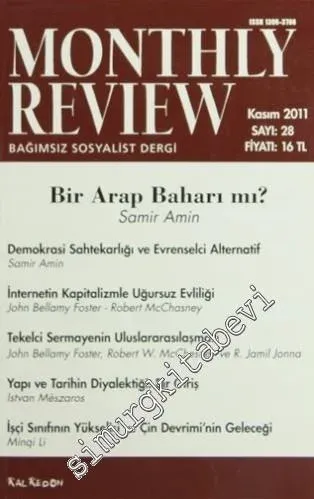 Monthly Review Bağımsız Sosyalist Dergi - Sayı: 28      Kasım