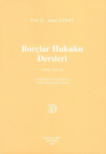 Borçlar Hukuku Dersleri