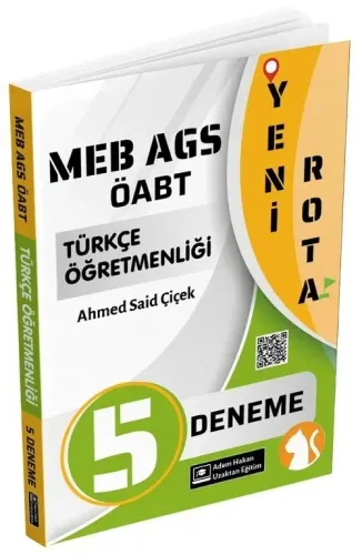 Adem Hakan ÖABT MEB-AGS Türkçe Kedi Yeni Rota 5 Deneme Çözümlü