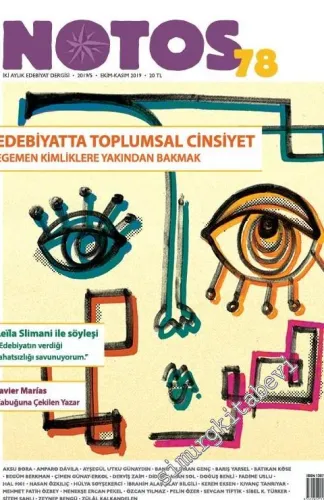 Notos Öykü: İki Aylık Edebiyat Dergisi - Dosya: Edebiyatta Toplumsal Cinsiyet  - Sayı: 78      Ekim - Kasım