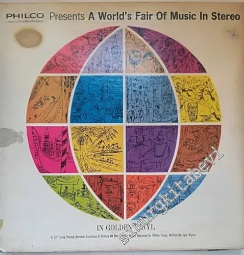 33 LP PLAK VINYL: A World's Fair of Music in Stereo, Milton Cross, Igor Kipnis, A World's Fair of Music in Stereo  -        1960