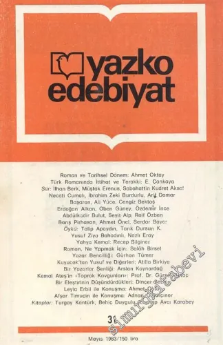 Yazko Edebiyat Dergisi - Sayı: 31      Mayıs 1983