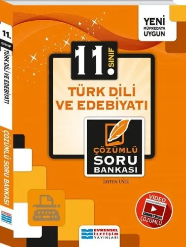 11. Sınıf Türk Dili Ve Edebiyatı Video Çözümlü Soru Bankası Tayfun Uslu Evrensel İletişim Yayınları