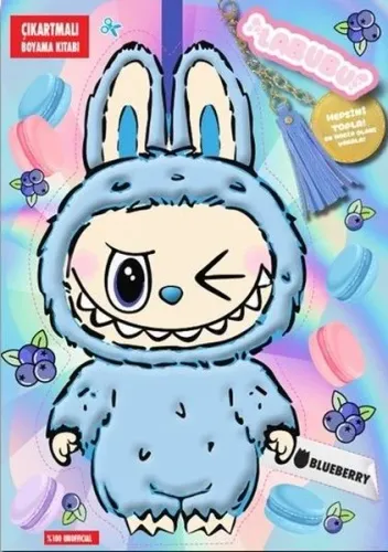 LABUBU BLUEBERRY ÇILGIN KOLEKSİYON ÇIKARTMALI BOYA