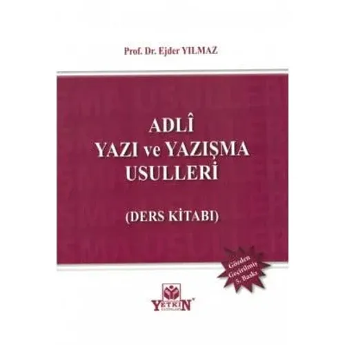Adli Yazı ve Yazışma Usulleri