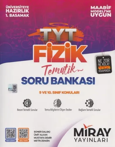 Miray TYT Fizik Maarif Model Tematik Soru Bankası