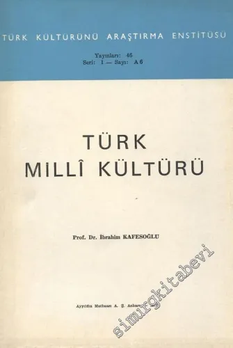 Türk Milli Kültürü -        1977