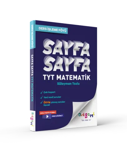 TAMMAT TYT MATEMATİK SAYFA SAYFA DERS İŞLEME FÖYÜ