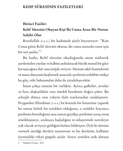 Kehf Suresinden Kurtuluş Meşaleleri
