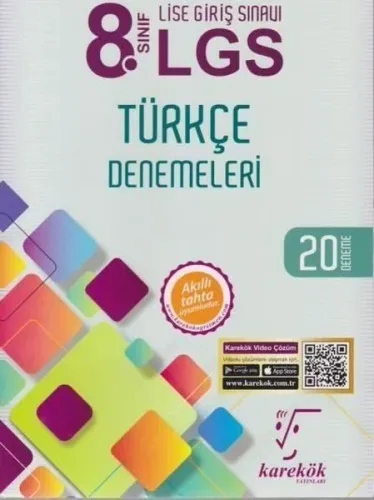 Karekök 8. Sınıf LGS Türkçe Denemeleri-20 Deneme-YENİ