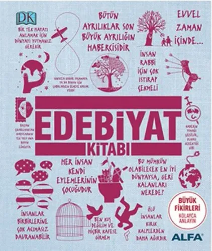 Edebiyat Kitabı (Ciltli);Büyük Fikirleri Kolayca Anlayın