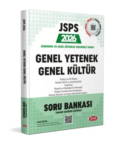 Data Yayınları 2026 JSPS Genel Yetenek ve Genel Kültür Soru Bankası - Karekod Çözümlü