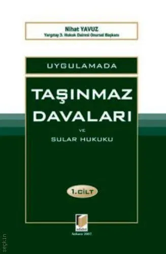 Taşınmaz Davaları Ve Sular Hukuku, Cilt: 1 - 2