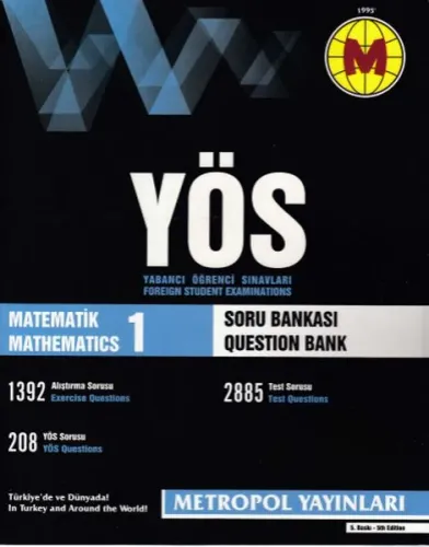 YÖS Matematik 1 Konu Özetli Soru Bankası