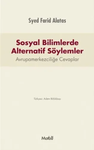 Sosyal Bilimlerde Alternatif Söylemler